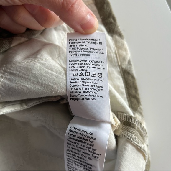 Madewell NWT Quilted Flannel Mini Skirt in Gingham Check, size 6 - Picture 11 of 12